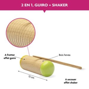 Güiro shaker Fuzeau