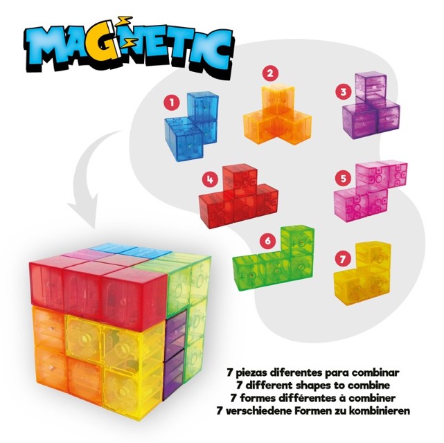 Rompecabezas 3D magnético Magic Magnetic Cube - Patapum