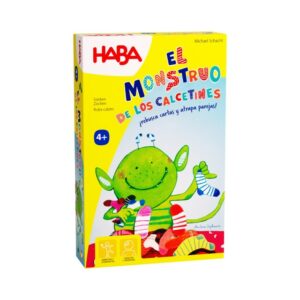 El monstruo de los calcetines cartas Haba