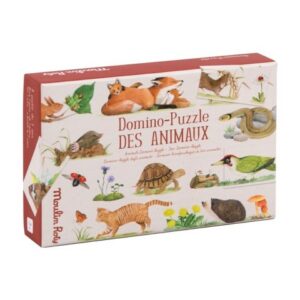 Patapum | Domino Puzzle De Los Animales El Jardin Juego De Mesa Moulin Roty1