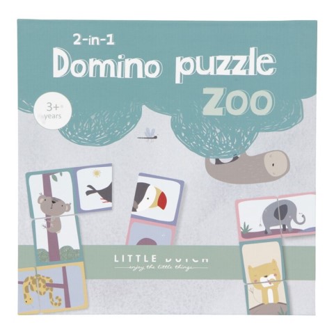 Patapum | Domino Puzzle Zoo Juegos De Mesa Little Dutch1