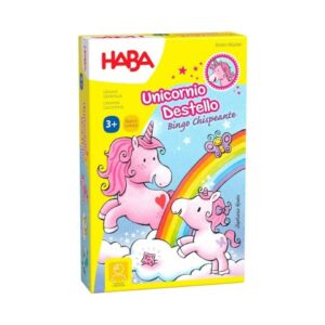 Unicornio destello Bingo chispeante Haba