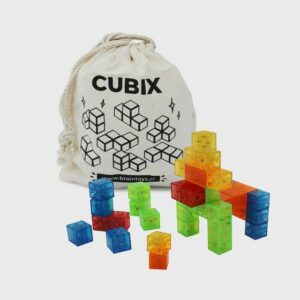 50 piezas magnéticas Cubix Braintoys