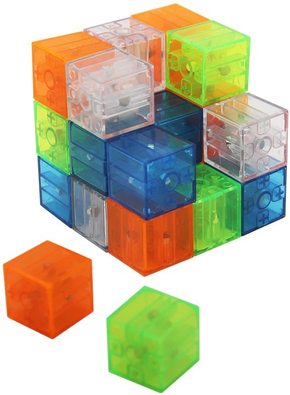 Patapum | 50 Piezas Magneticas Cubix Construccion Braintoys2