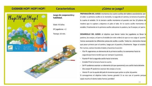 Patapum | Hop Hop Hop Juegos De Mesa Djeco3