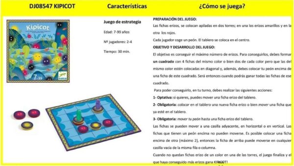 Patapum | Juego Kipicot Juego De Mesa Djeco3