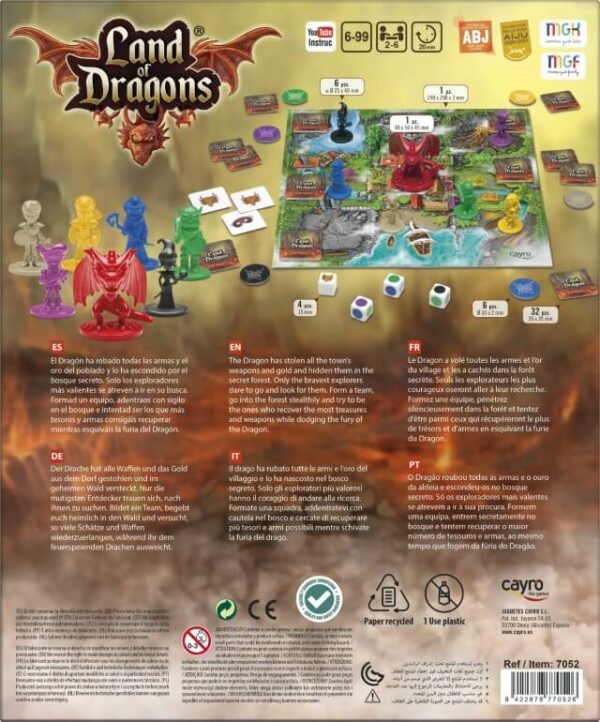 Patapum | Land Of Dragons Juegos De Mesa Cayro2