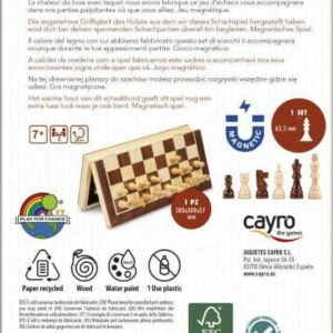 Patapum | Ajedrez Magnetico De Madera Juegos De Mesa Cayro4
