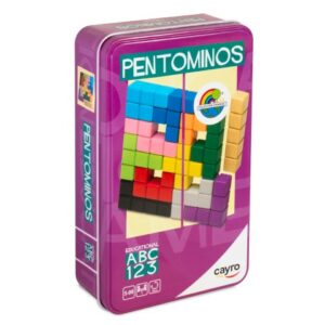 Pentominos en caja de metal Cayro