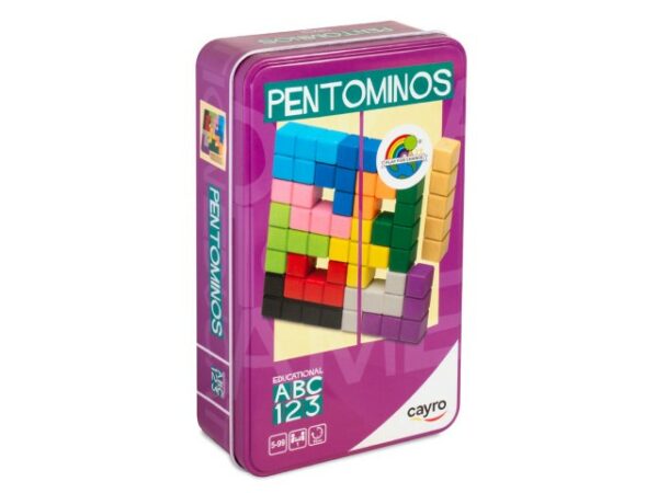 Patapum | Pentominos En Caja De Metal Juegos De Mesa Cayro1