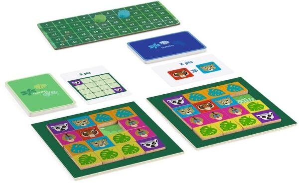 Patapum | Jungle Taquin Juegos De Mesa Djeco2