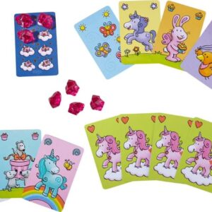 Unicornio destello Juego de cartas Haba