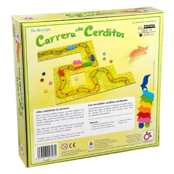 Patapum | Carrera De Cerditos Juegos De Mesa Mercurio4