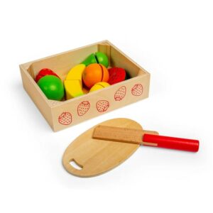 Frutas para cortar en caja Bigjigs