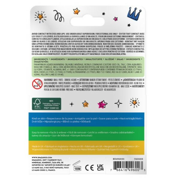 Patapum | Snz Crayons Sticks 12pk Row