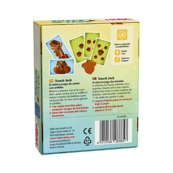 Patapum | Snack Jack Juegos De Mesa Haba3