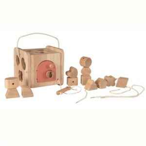 Casita con formas para apilar y ensartar Egmont