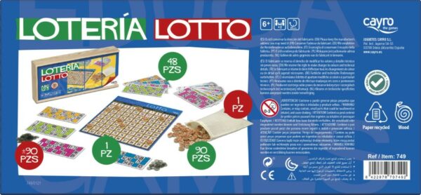 Patapum | Loteria Madera Juegos De Mesa Cayro4