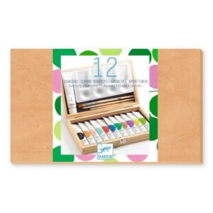 Caja de 12 tubos de témpera Djeco