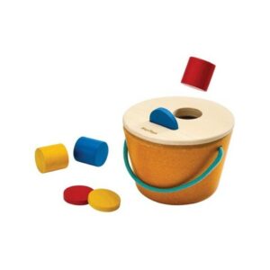 Cubo encaja y cae Plantoys