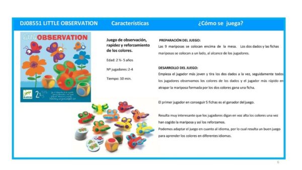 Patapum | Little Observation Juegos De Mesa Djeco3