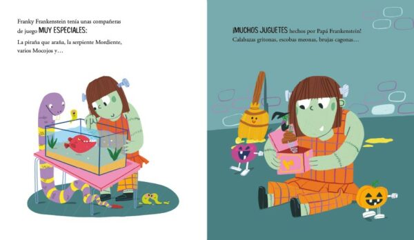 Patapum | Franky Frankenstein Libros Nubeocho3