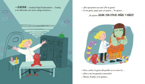 Patapum | Franky Frankenstein Libros Nubeocho5
