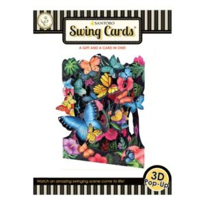 Tarjetas postales 3D Swing Santoro