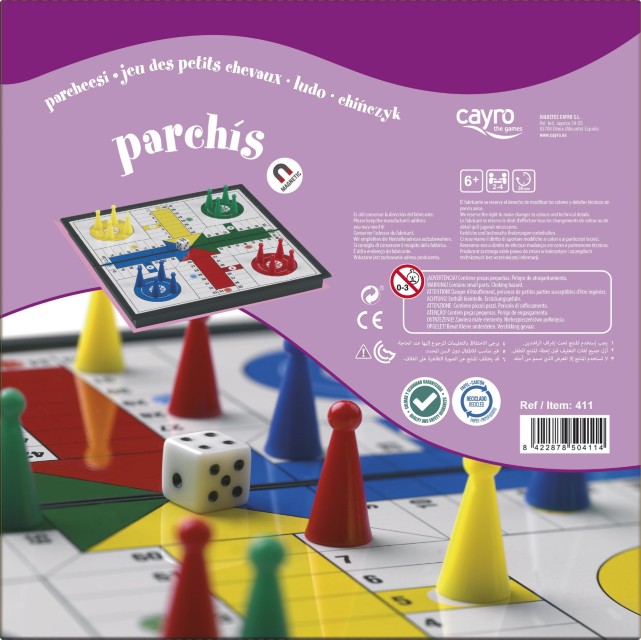 Patapum | Parchis Magnetico Juegos De Mesa Cayro3