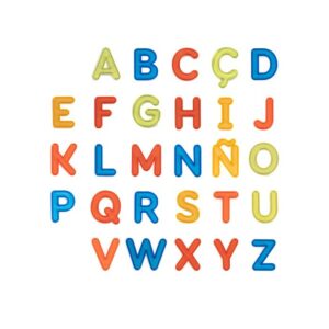 Letras translúcidas mayúsculas Miniland