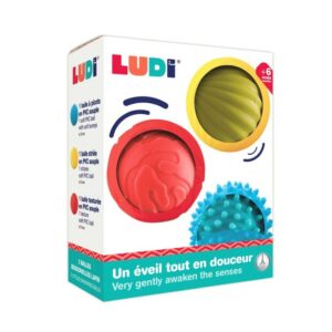 Patapum | Conjunto De 3 Pelotas Sensoriales Primeros Juguetes Ludi2